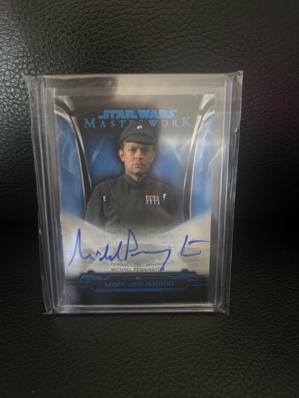 2019 Topps Star Wars Masterwork Michael Pennington Moff Jerjerrod Card #28/99